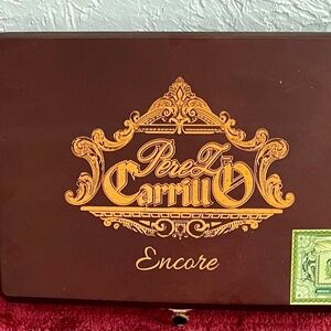 Perez Carillo Encore Cigar Box